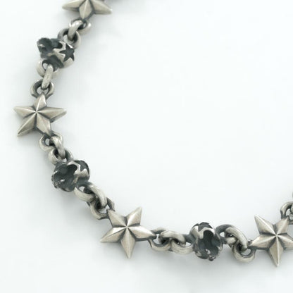 Tiny Star & Skull Bracelet