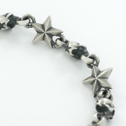 Tiny Star & Skull Bracelet