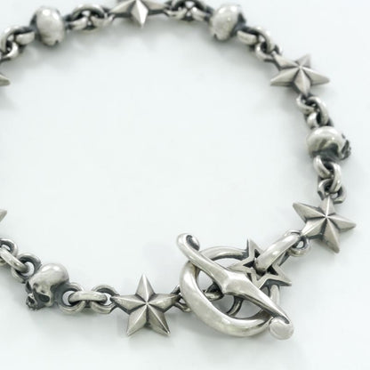 Tiny Star & Skull Bracelet (Side)